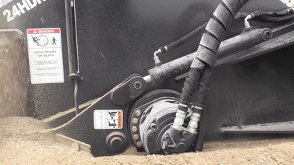 Erskine Heavy Duty Rock Saw | Model HDRS-18 & HDRS-24 | Overall Width 66.5" inches | Flow Rate 25-45 GPM | For Skid Steers