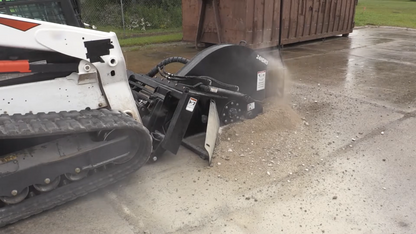 Erskine Heavy Duty Rock Saw | Model HDRS-18 & HDRS-24 | Overall Width 66.5" inches | Flow Rate 25-45 GPM | For Skid Steers