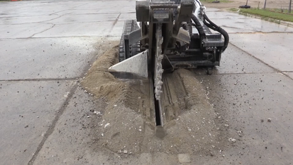 Erskine Heavy Duty Rock Saw | Model HDRS-18 & HDRS-24 | Overall Width 66.5" inches | Flow Rate 25-45 GPM | For Skid Steers