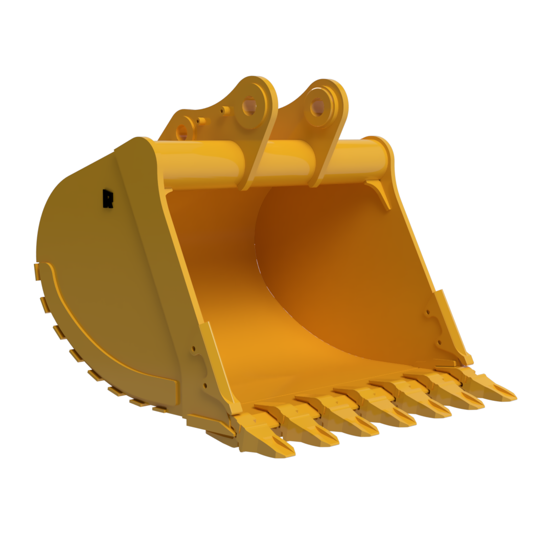 Rockland Heavy Duty, High Capacity Bucket | Bolt On & Weld In Side Cutters | Heavy-Duty Torque Tubes | For Excavators