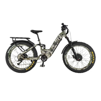 Rambo Electric Bike | Model Hellcat FS | 1,000W Dual-Hub Motors | Range Up-To 65 Miles