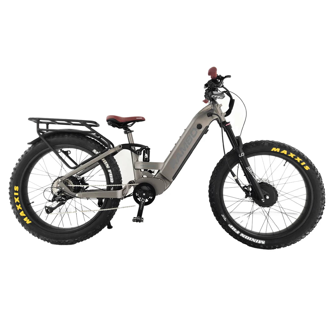 Rambo Electric Bike | Model Hellcat FS | 1,000W Dual-Hub Motors | Range Up-To 65 Miles