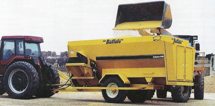 Henke Buffalo Mixer Wagon | Models 240–485 | 240–485 Cu Ft | 100–150 HP | For Tractor