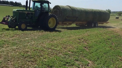 Henke Buffalo Quarter‑Turn Bale Mover | Model 7800 | Fast Loading | 120–150 HP | For Tractors