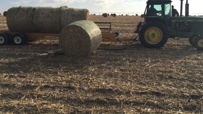 Henke Buffalo Quarter‑Turn Bale Mover | Model 7800 | Fast Loading | 120–150 HP | For Tractors