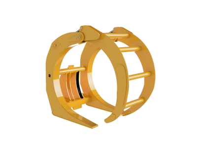 Rockland High-Capacity Sorting Grapple | Powerful Dual-Cylinder Clamp | Reinforced With AR400 | For Loaders