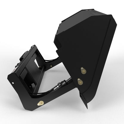 Virnig High Dump Bucket | Models DMP60 To DMP96 | Widths 60" To 96" | Hydraulic Flow 15 To 25 GPM | For Skid Steer