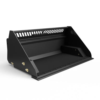 Virnig High Dump Bucket | Models DMP60 To DMP96 | Widths 60" To 96" | Hydraulic Flow 15 To 25 GPM | For Skid Steer