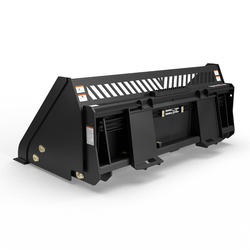 Virnig High Dump Bucket | Models DMP60, DMP72, DMP84 & DMP96 | Widths 60" To 96" | Hydraulic Flow 15 To 25 GPM | For Skid Steer