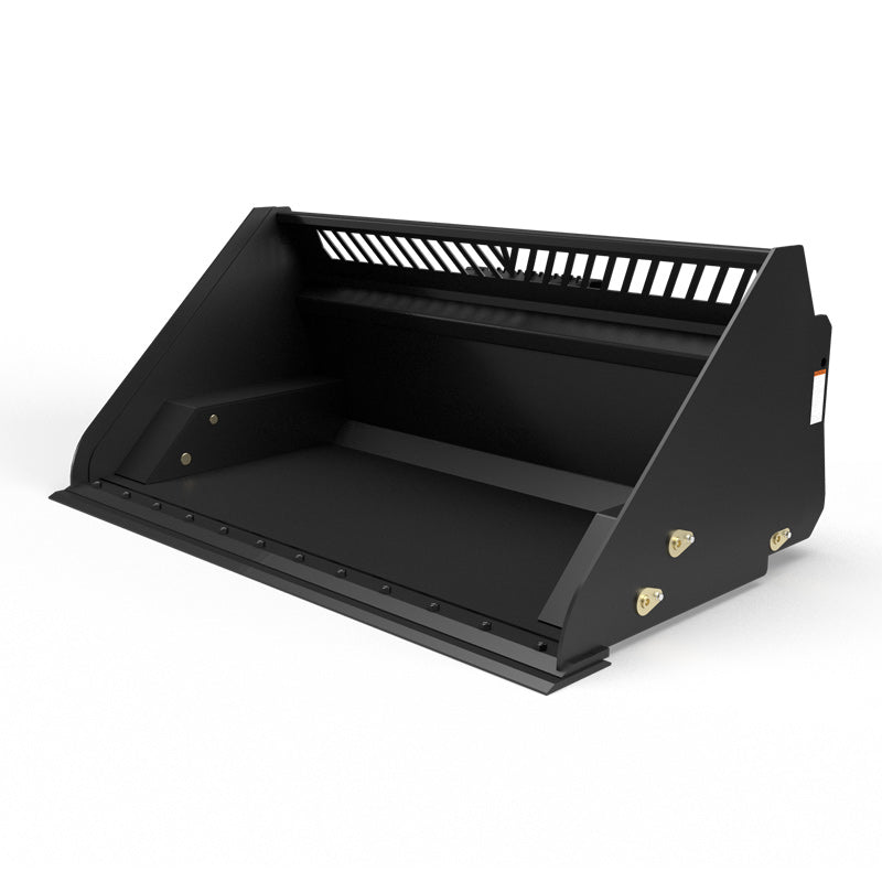 Virnig High Dump Bucket | Models DMP60, DMP72, DMP84 & DMP96 | Widths 60" To 96" | Hydraulic Flow 15 To 25 GPM | For Skid Steer