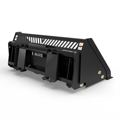 Virnig High Dump Bucket | Models DMP60 To DMP96 | Widths 60" To 96" | Hydraulic Flow 15 To 25 GPM | For Skid Steer