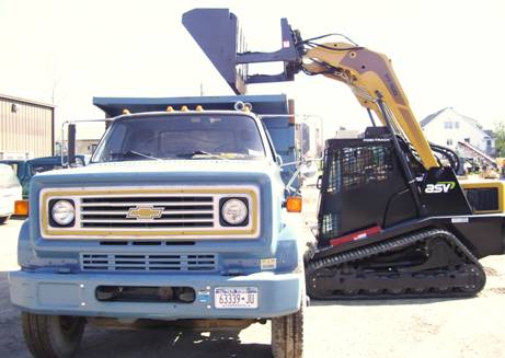 Virnig High Dump Bucket | Models DMP60, DMP72, DMP84 & DMP96 | Widths 60" To 96" | Hydraulic Flow 15 To 25 GPM | For Skid Steer