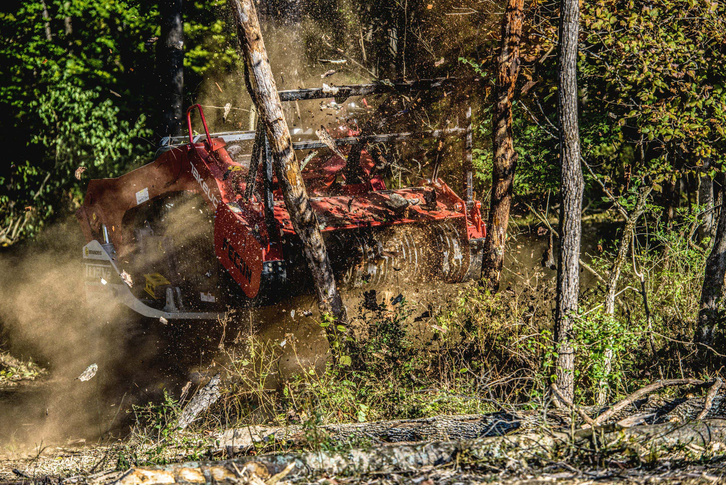 Fecon Bull Hog High Flow Mulching Head | Model BH62SS, BH74SS & BH85SS | Width 50" To 72" | 30–50 GPM | For Skid Steer & Compact Track Loader