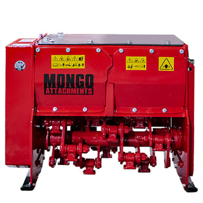 Mongo Attachments High Inertia+ Mulcher | Model MHIP70 | Size 27" | 12 GPM | 3.5 Ton | For Mini Excavators