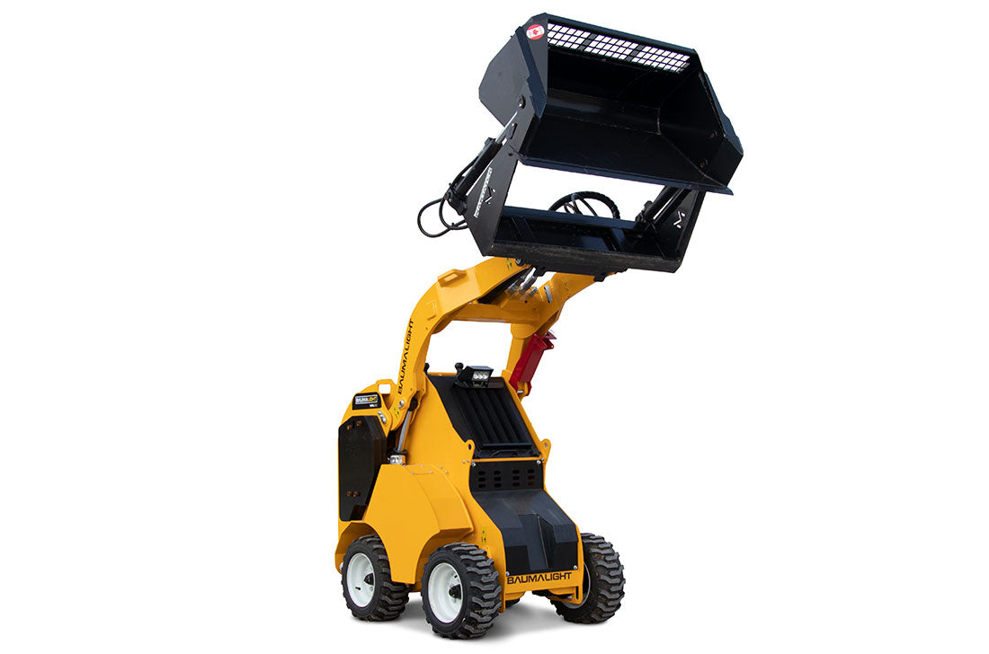Baumalight Wheeled Mini Skid Steer | Model WRL-58G | Width 38" | Length 62" | Hydraulic Flow Range 11 GPM