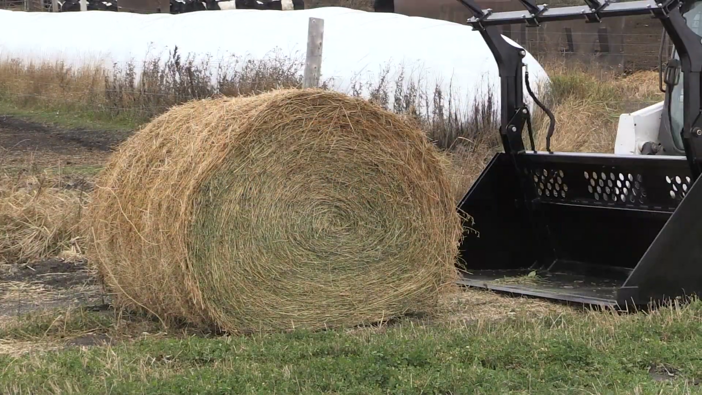 Erskine High Capacity Grapple Bucket Series | Bucket Width 72", 84" & 96" inches | Maximum Opening 75" inches | For Skid Steer