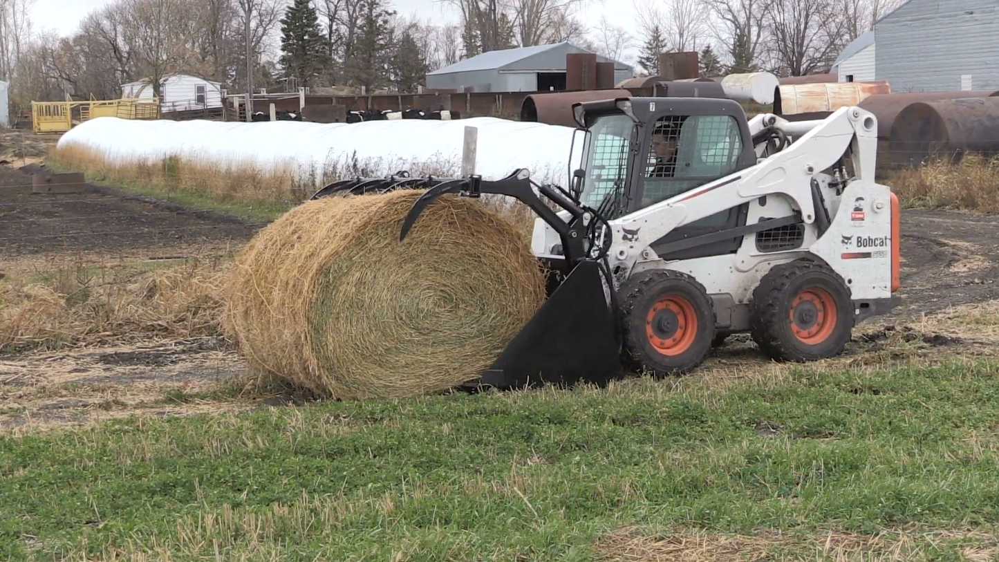Erskine High Capacity Grapple Bucket Series | Bucket Width 72", 84" & 96" inches | Maximum Opening 75" inches | For Skid Steer