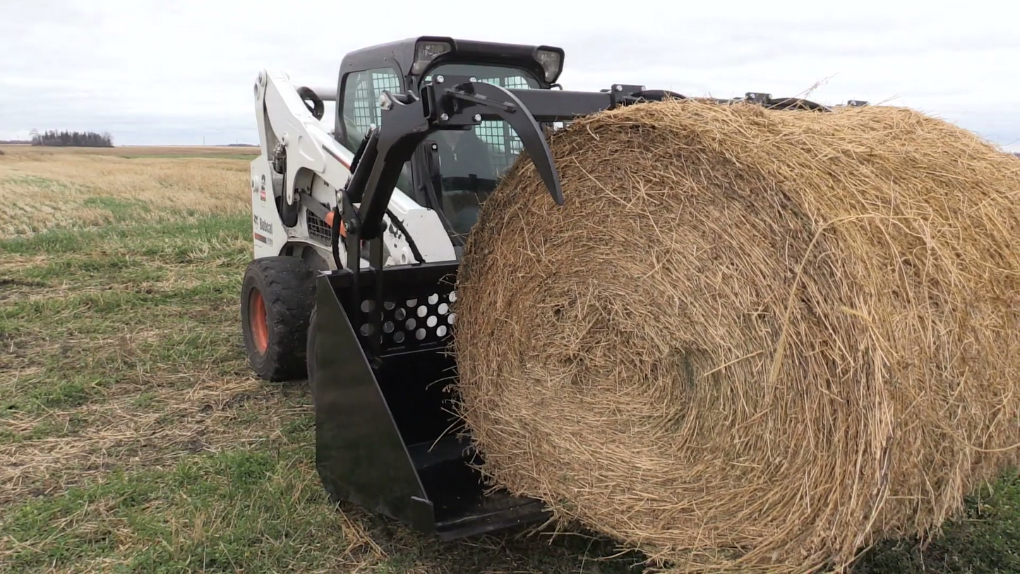 Erskine High Capacity Grapple Bucket Series | Bucket Width 72", 84" & 96" inches | Maximum Opening 75" inches | For Skid Steer