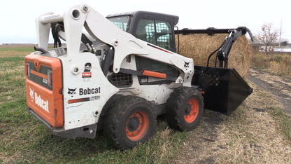 CID Hay Bale Grapple Bucket Attachment | Width 72", 84" & 96" inches | For Skid Steer
