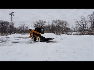 CID High Capacity Snow-N-Litter Bucket | Width 96", 102", 108" & 120" | 15-30 GPM | For Skid Steers