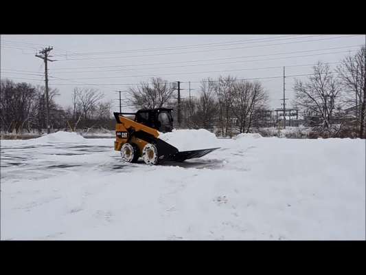 CID  High Capacity Snow Bucket | Width 96", 102", 108" & 120" inches | Bucket Depth 40" inches For Skid Steers