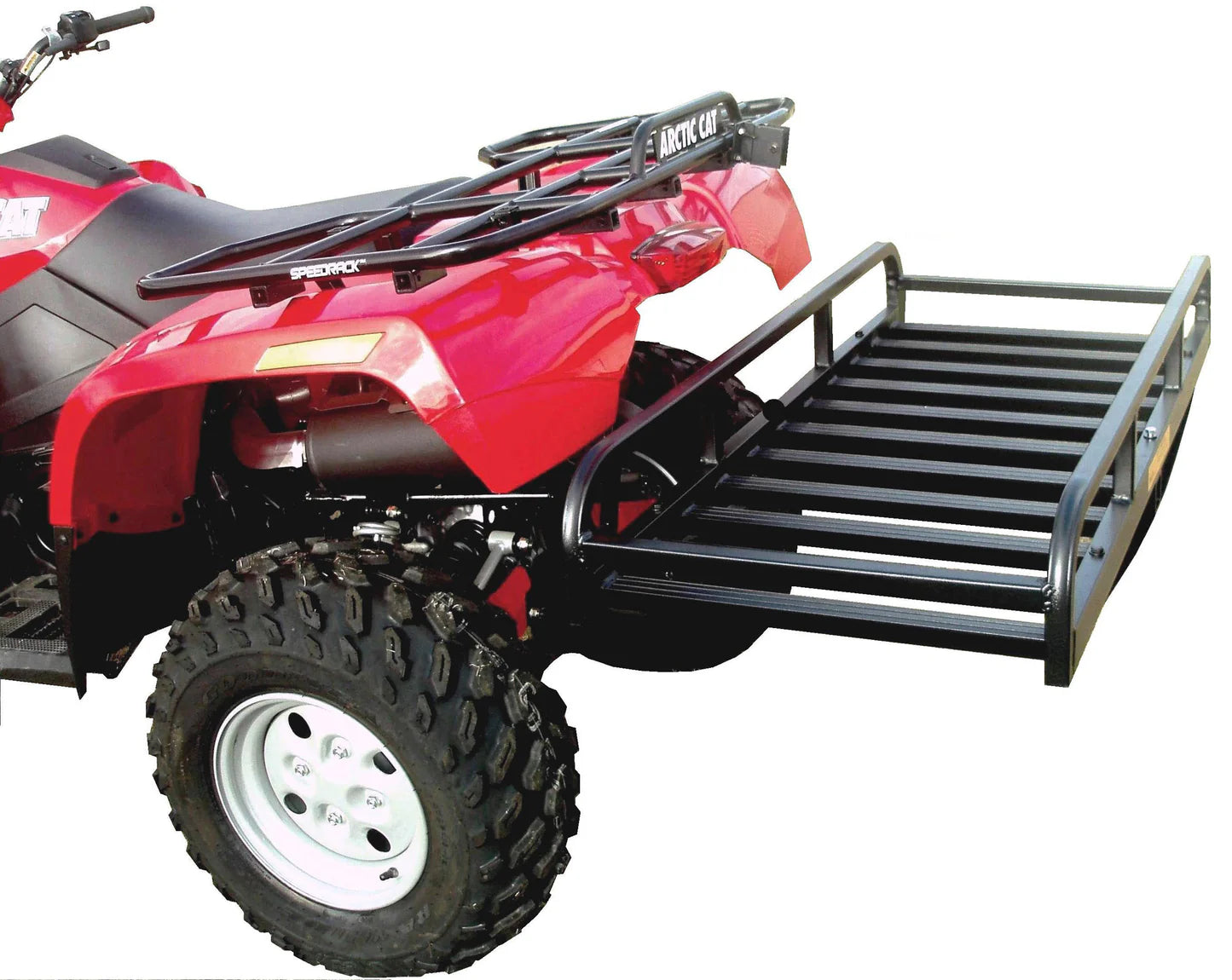 Great Day | Hitch-N-Ride | Model HNR1000ATV/UTV | Width 50" | 400 lb Capacity | Aircraft Aluminum Rear Cargo Carrier | Horsepower 15+ HP | For ATV & UTV