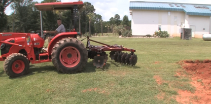 A & B EagleLine Equipment | 3-Point Clevis Hitch Disc Harrow W/ 22" All Plain Blades | Model CHH-PL Series | Width 8'2" To 11'4" | Horsepower 45 To 65 HP | For Tractor