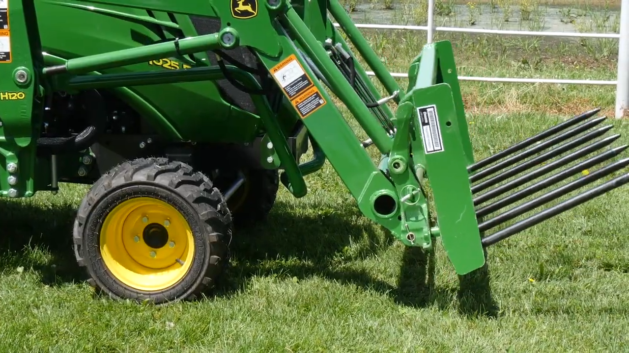 CID X-Treme Manure Fork With Steel Tines | Width 72", 78", 81" & 84" inches | Horsepower 55+ HP | For Skid Steer