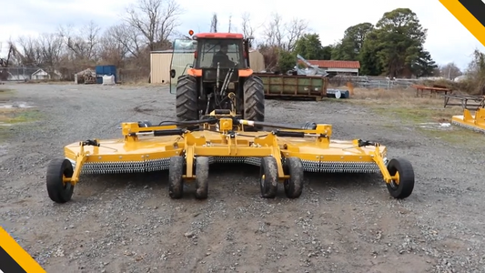 Bush Whacker Medium Duty Flex-Wing Brush Cutter | Model MD-180 | Width 180" inches | Horsepower 120 HP | For Tractors