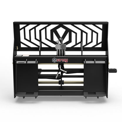 Virnig Hydraulic Adjust Pallet Fork | Models PFHA48 & PFHA60 | Widths 48" & 60" | Hydraulic Flow 15 To 25 GPM | For Skid Steer