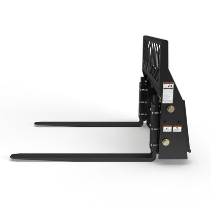 Virnig Hydraulic Adjust Pallet Fork | Models PFHA48 & PFHA60 | Widths 48" & 60" | Hydraulic Flow 15 To 25 GPM | For Skid Steer