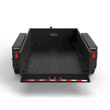 Virnig Hydraulic Drop Deck Utility Trailer | Model TR Series | 75" Deck Width | 6,019 to 10,020 lb Capacity | Horsepower 25 To 50 HP | Hydraulic Flow 5 To 10 GPM | For Skid Steers & Tractors