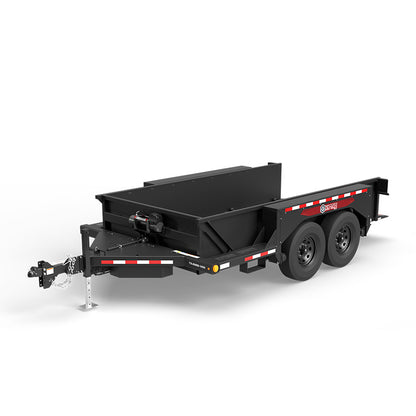 Virnig Hydraulic Drop Deck Utility Trailer | Model TR Series | 75" Deck Width | 6,019 to 10,020 lb Capacity | Horsepower 25 To 50 HP | Hydraulic Flow 5 To 10 GPM | For Skid Steers & Tractors