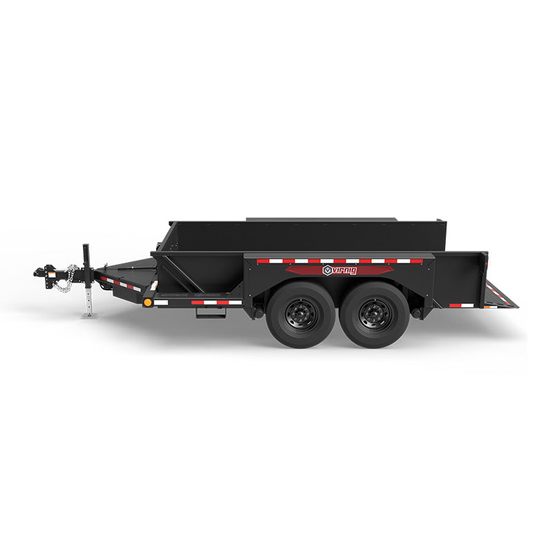 Virnig Hydraulic Drop Deck Utility Trailer | Model TR Series | 75" Deck Width | 6,019 to 10,020 lb Capacity | Horsepower 25 To 50 HP | Hydraulic Flow 5 To 10 GPM | For Skid Steers & Tractors
