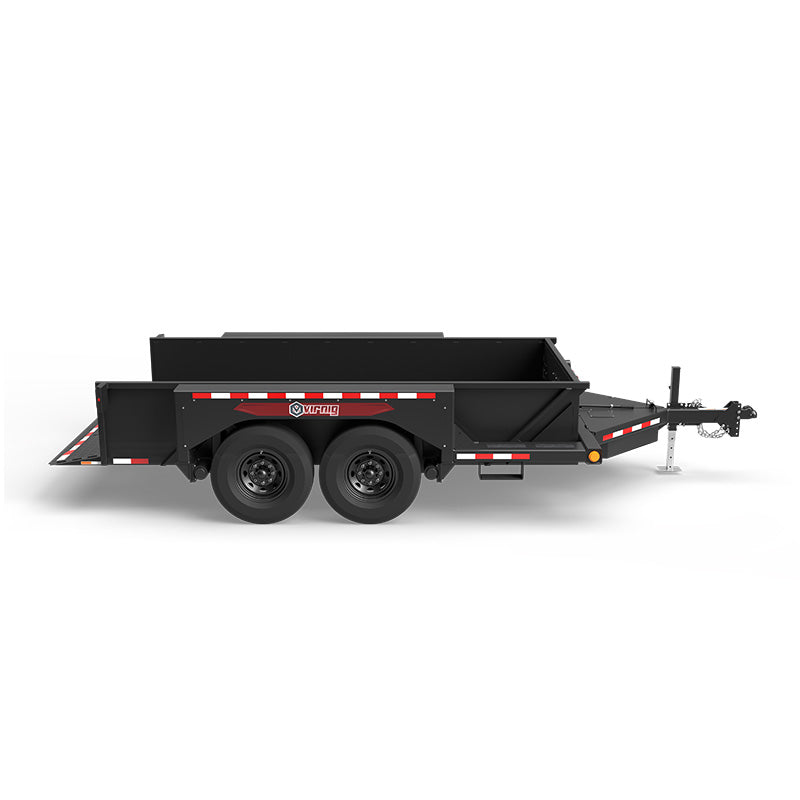 Virnig Hydraulic Drop Deck Utility Trailer | Model TR Series | 75" Deck Width | 6,019 to 10,020 lb Capacity | Horsepower 25 To 50 HP | Hydraulic Flow 5 To 10 GPM | For Skid Steers & Tractors
