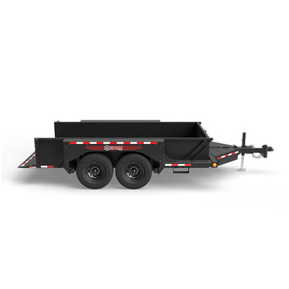 Virnig Hydraulic Drop Deck Utility Trailer | Model TR Series | 75" Deck Width | 6,019 to 10,020 lb Capacity | Horsepower 25 To 50 HP | Hydraulic Flow 5 To 10 GPM | For Skid Steers & Tractors