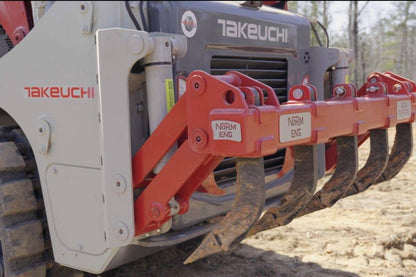 Solesbee’s Hydraulic Rear Rippers | Model JD331G, TL10V2 & Tl12V2 | Width 60", 70" & 76.7" | 26–40 GPM | For Skid Steers