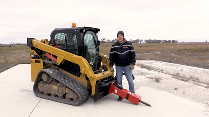 Erskine Hydraulic Breaker | 210X, 310X, 360X, 410X & 460X Model | Oil Flow Range 8-26 GPM | For Skid Steer