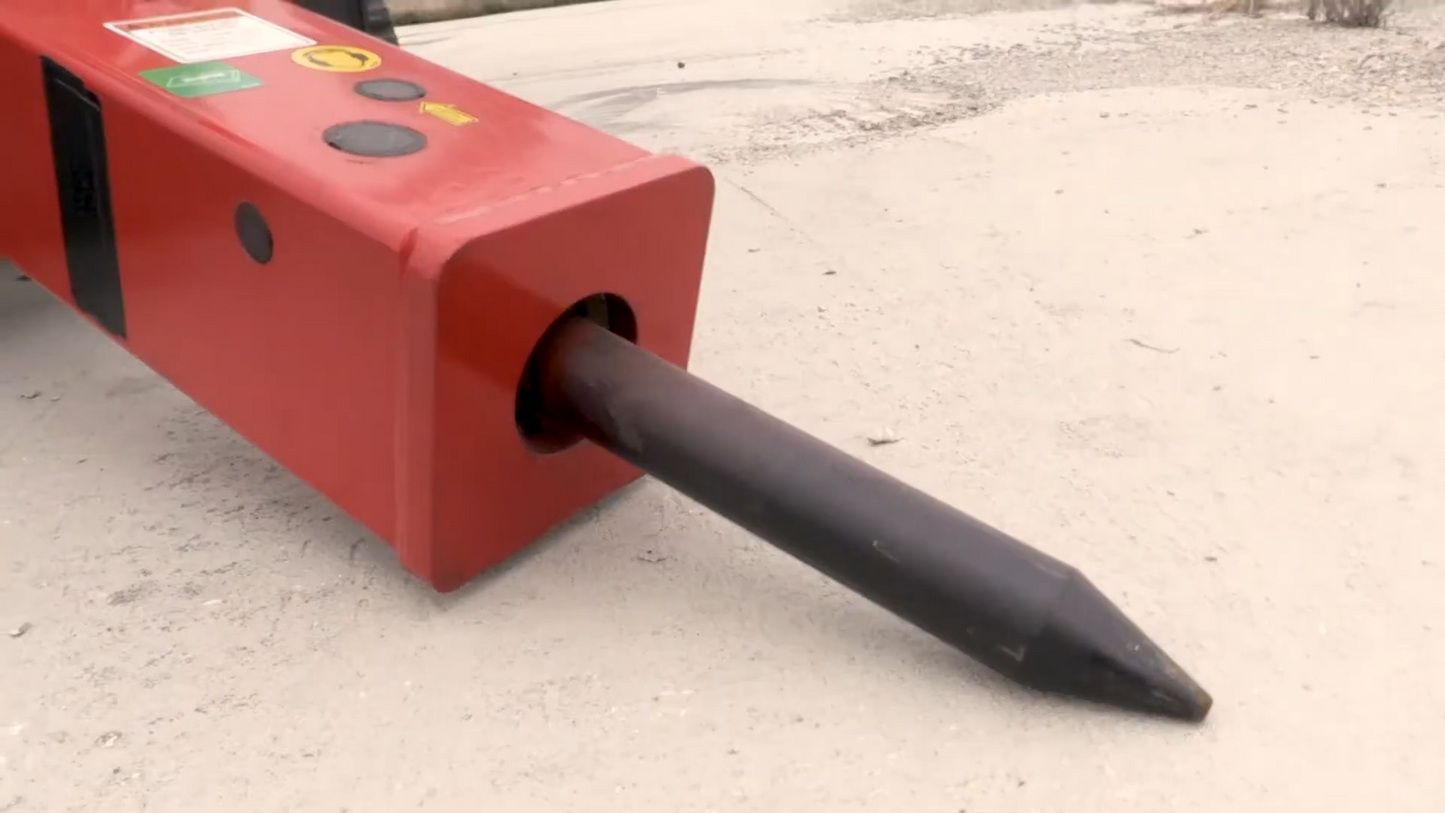 Erskine Hydraulic Breaker | 210X, 310X, 360X, 410X & 460X Model | Oil Flow Range 8-26 GPM | For Skid Steer