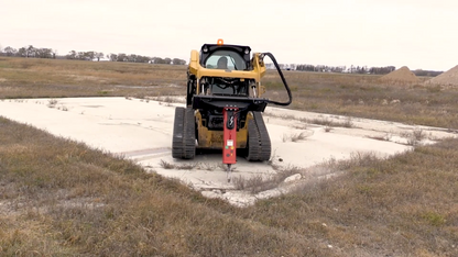 Erskine Hydraulic Breaker | 210X, 310X, 360X, 410X & 460X Model | Oil Flow Range 8-26 GPM | For Skid Steer