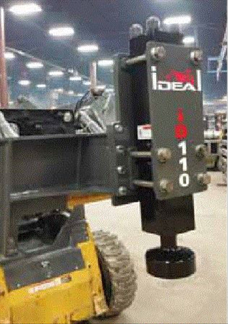 Ideal Post Pounders Heavy Duty Skid Steer - Vibratory Start | Lifting Capacity 2500 lbs. | For Skid Steer