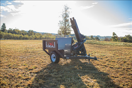 Ideal Post Pounders Heavy Duty Trailer Driver - Electric/Pull Start Post Pounder with rear hitch For Tractor