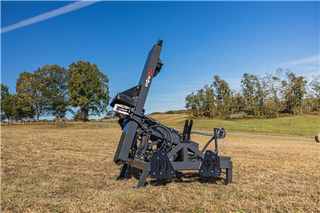 Ideal | Heavy Duty Trailer Post Driver | Model ID205 | Mast Stroke 67" | 14 HP Hydraulic Electric Start | 750 lb Hammer | For Tractor