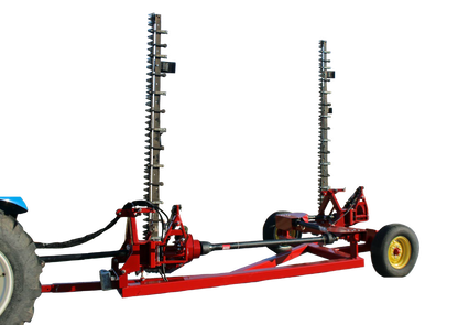 I&J Twin Blade Mower | Model 706 | 102" Width | Hydraulic Transport & Rear Steering | Heavy-Duty Commercial Mowing | For PTO/Engine Powered