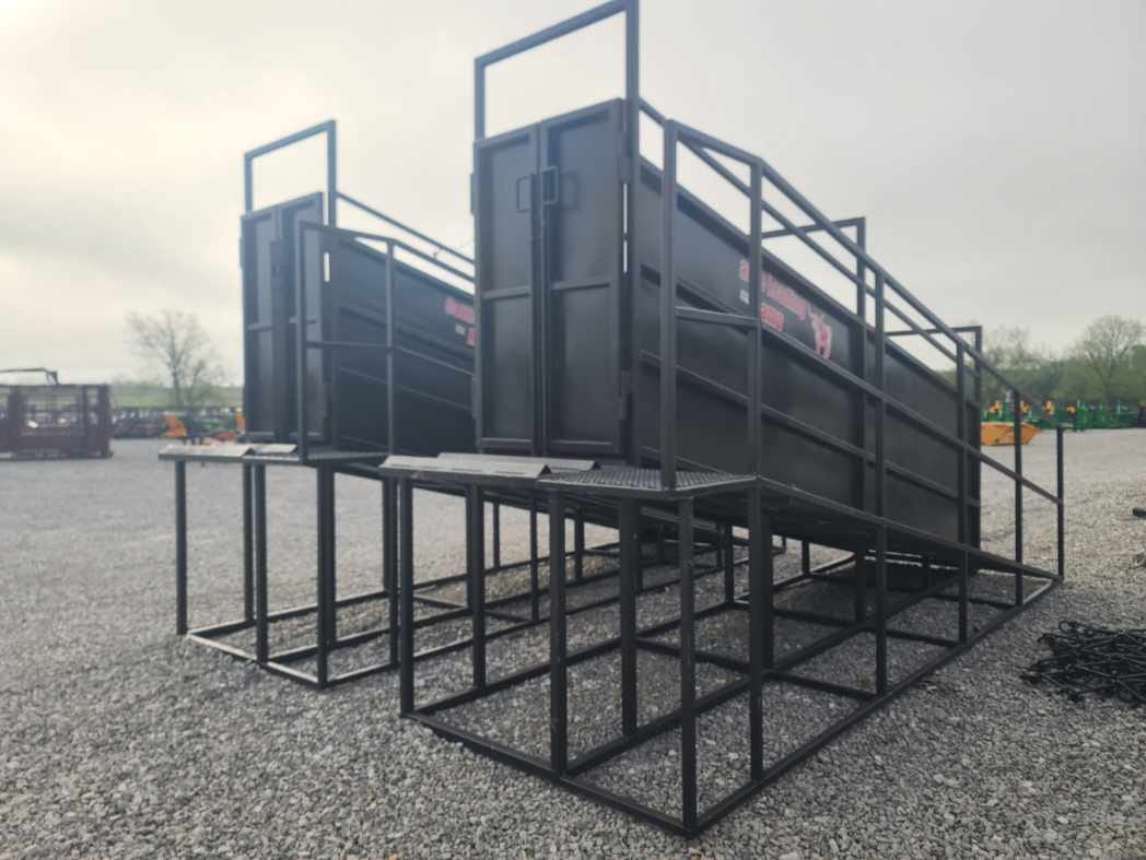 Industrias America Load Out Cattle Alley Chute | Model C-18 | Overall Width 64" | Overall Length 18' | For Livestock Handling