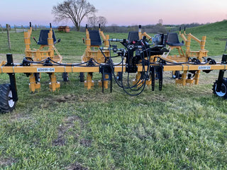 A-1 Implements Model A1HW-04 | Hemp Hawk Four Row Weeder| 40-60 HP | For Tractor
