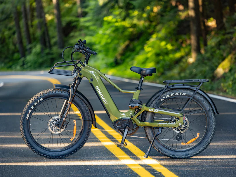 Himiway | Electric Bike | Model D5 2.0 | High-Step & Step-Thru | 750W Hub Motor | 26 x 4.0” Fat Tires | 65 Mile Range | 400 lb Payload | 90Nm Torque | For Commuting, Trail Riding & All-Terrain Adventure