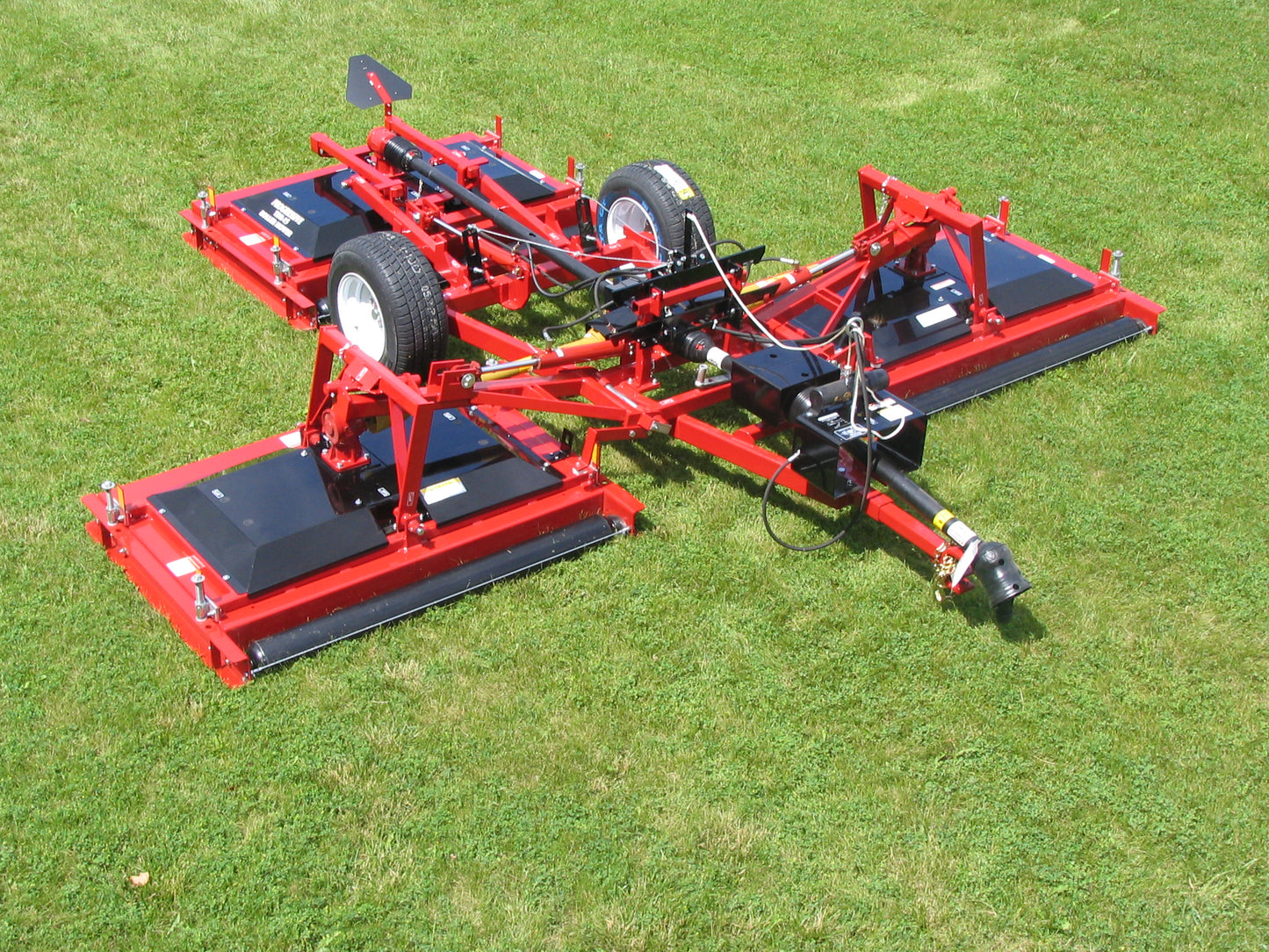 Progressive Turf Equipment Inc. Tri-Deck Roller Finishing Mower | Model TDR-15 | Cutting Width 15' 6" | 30–50 HP | For Tractors