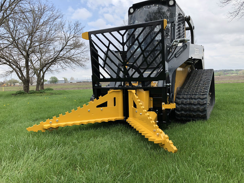 CL Fabrication Challenger Tree Puller | Width 38" inches | Oil Flow Range 15-25 GPM | For Skid Steers