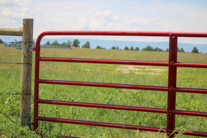 Hutchison HW Utility Gate 1¾" | Model GT650 | Width 4′ – 16′ | Powder‑Coated Finish